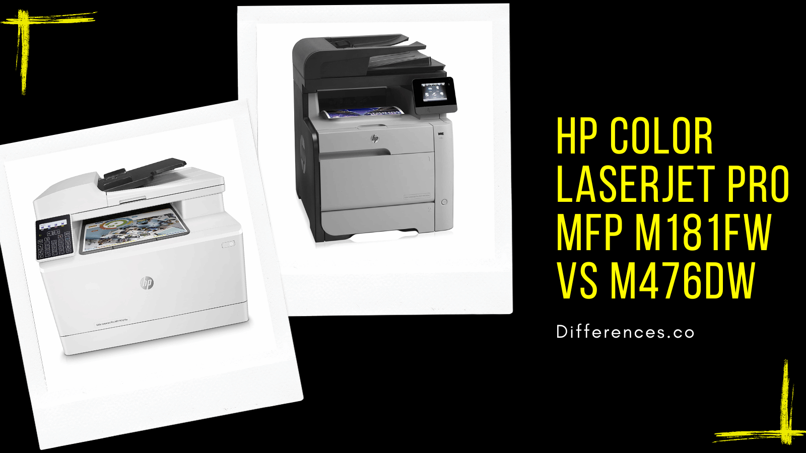 HP Color LaserJet Pro MFP M181fw vs M476dw